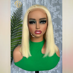 Biliy Hair 613 4x4 BOB Wig Human Hair Wave 180%-200% density Wig NO.2 texture