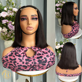 Biliy Hair 4x4 Straight BOB Wig Human Hair Wave 180%-200% density Wig NO.2 texture