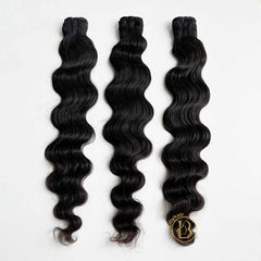 Vietnamese Raw Hair Nature Wave 3 Bundles