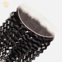 Burmese Curly  Hair HD 13*4 Closure/Frontal