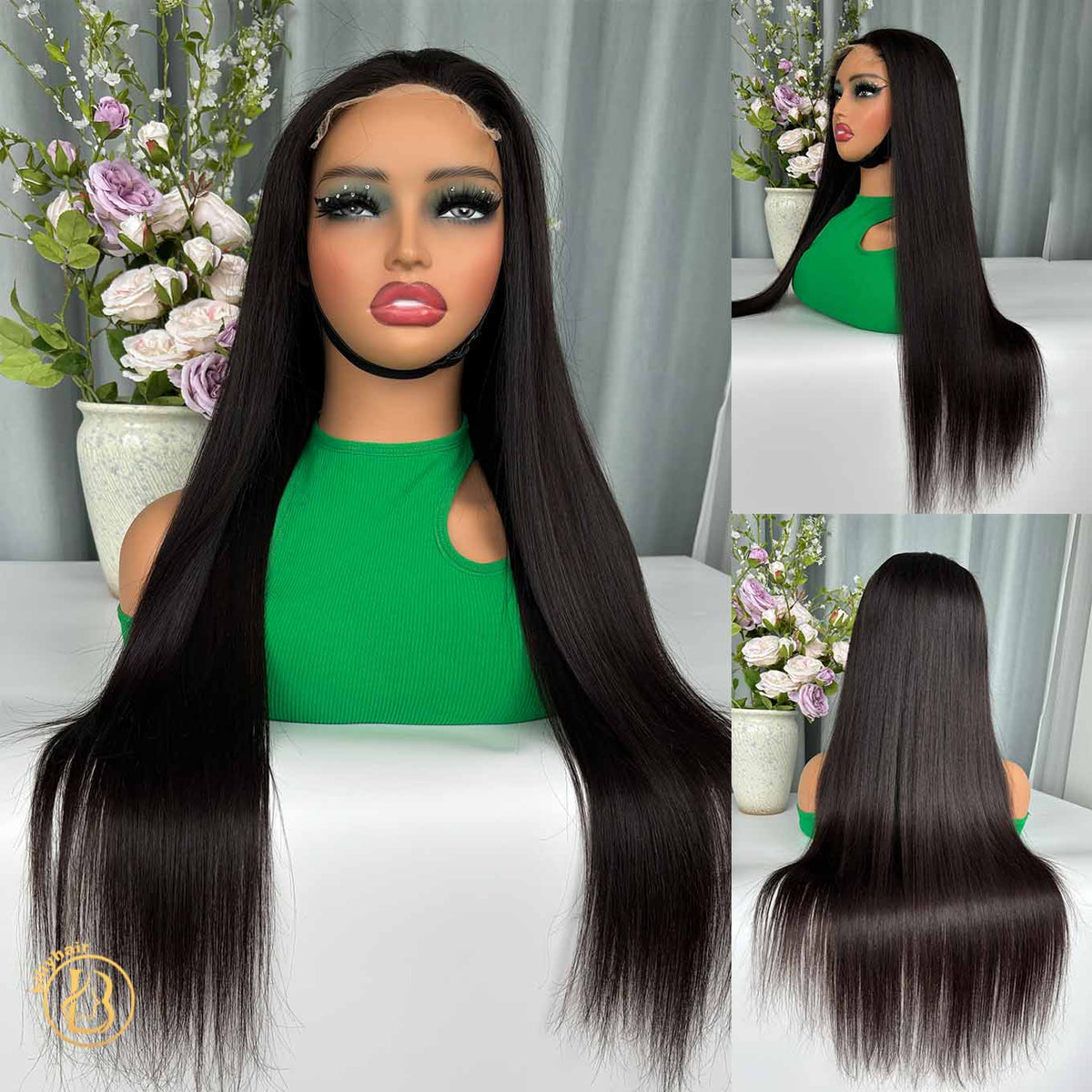 BURmese Hair Wig 5x5 Frontal  Wave 200% density Wig NO.2 texture