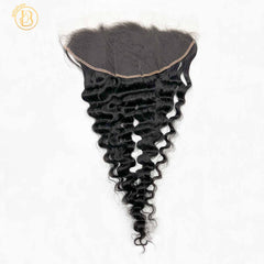 Mink Cambodian Virgin Hair  HD 13✖️6 Loose Deep Lace Closure