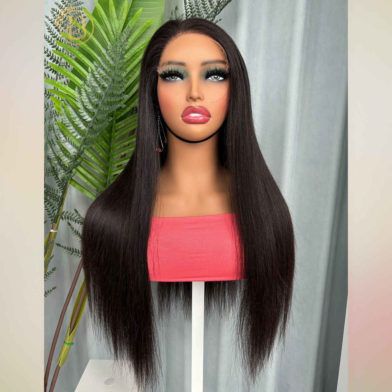 Vietnamese Raw Hair Wig 5x5 Frontal  Wave 200% density Wig NO.2 texture