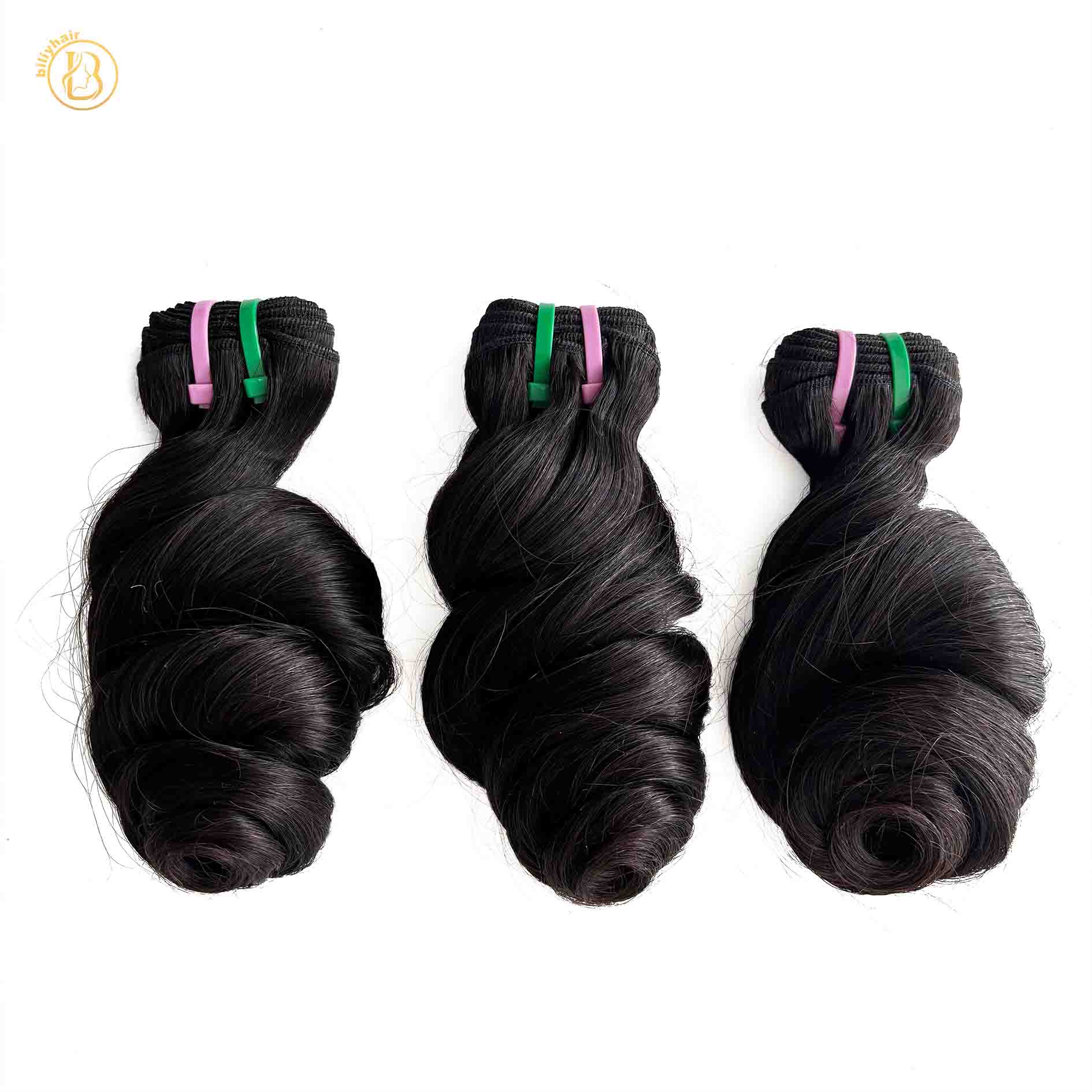 Vietnamese Raw hair Double Drawn  loose Wave 3 Bundles