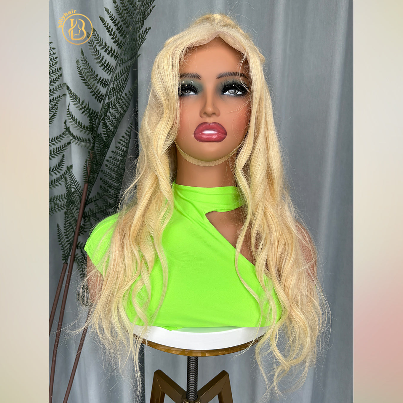 Biliy Hair 613 13x6  Wig  Staight Wave 200% density Wig NO.2 texture