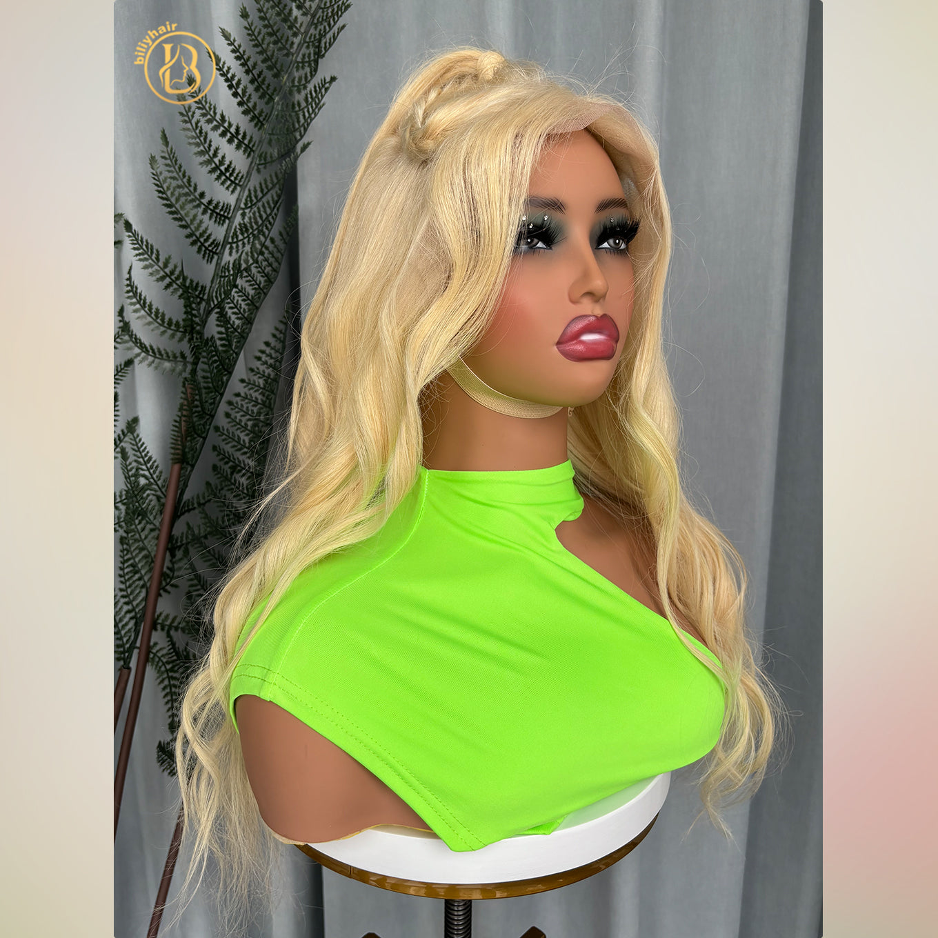 Biliy Hair 613 13x6  Wig  Staight Wave 200% density Wig NO.2 texture