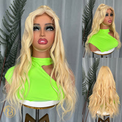 Biliy Hair 613 13x6  Wig  Staight Wave 200% density Wig NO.2 texture