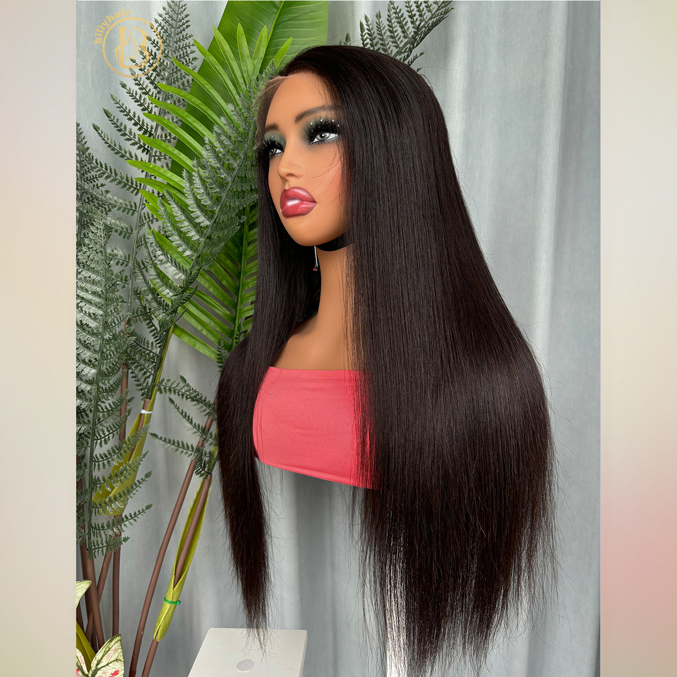 Vietnamese Raw Hair Wig 5x5 Frontal  Wave 200% density Wig NO.2 texture