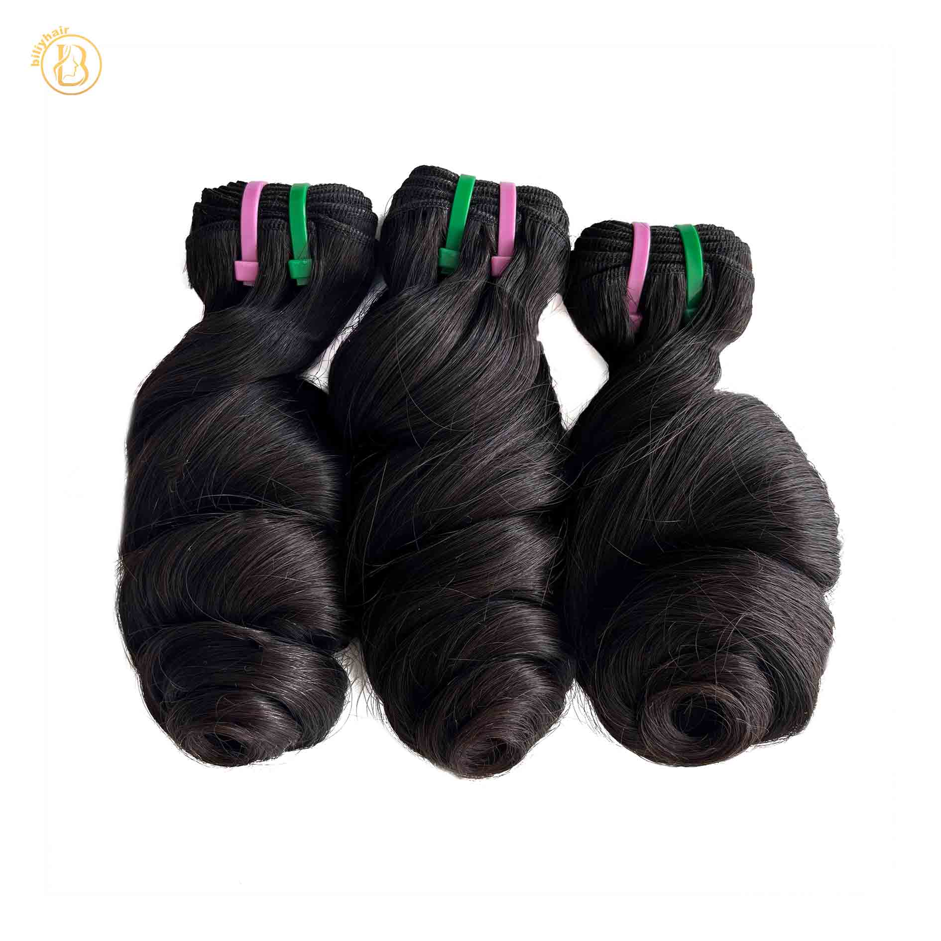 Vietnamese Raw hair Double Drawn  loose Wave 3 Bundles