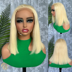 Biliy Hair 613 4x4  BOB Wig  Human Hair Wave 180%-200% density Wig NO.2 texture