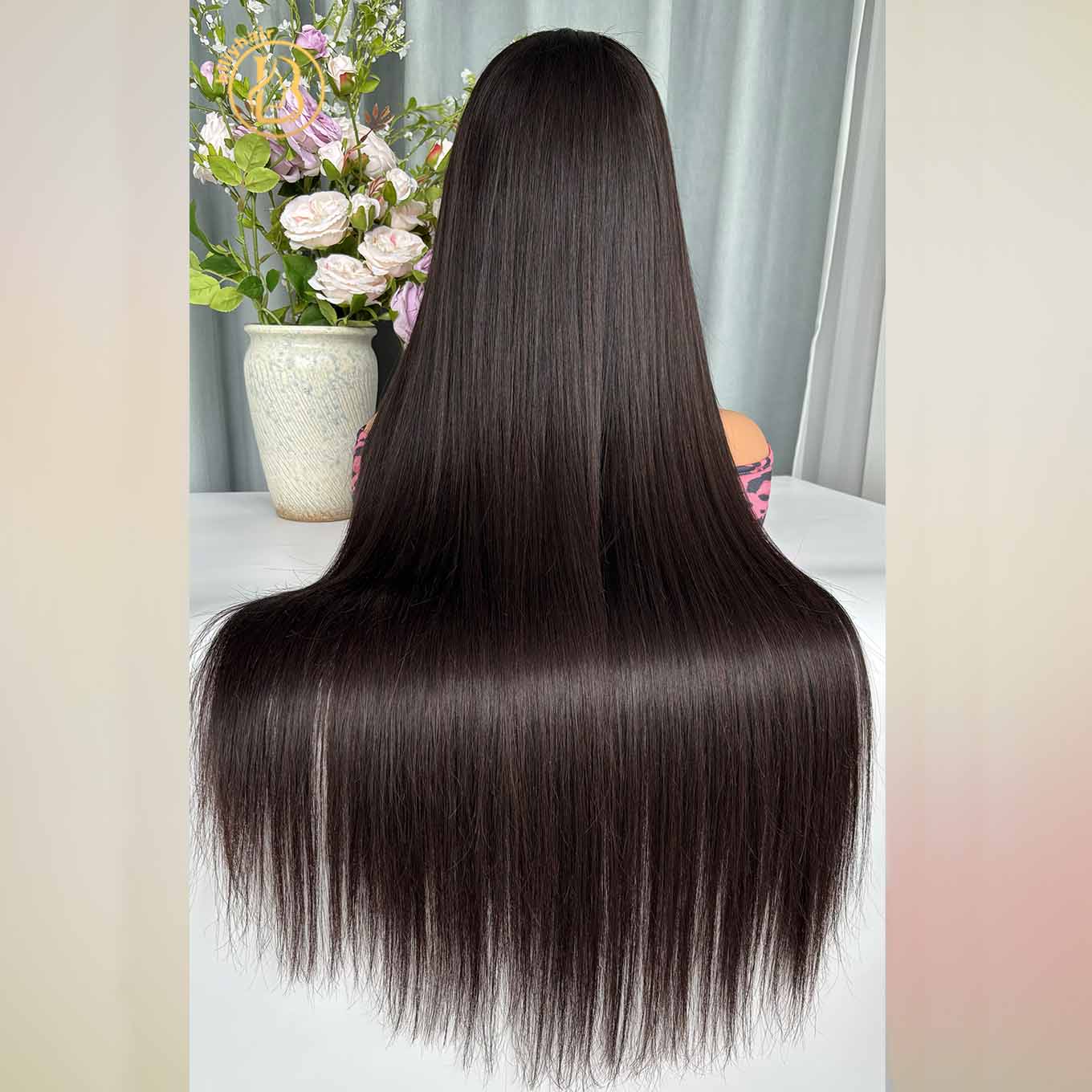 BURmese Hair Wig 13x4 Frontal  Wave 200% density Wig NO.2 texture（4 bundles）