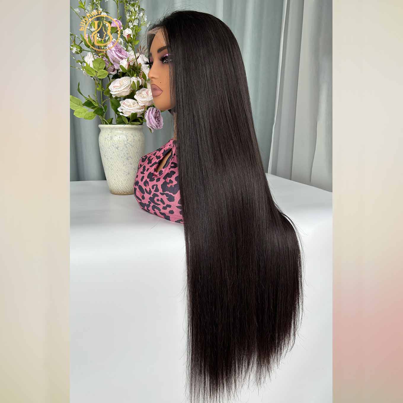 BURmese Hair Wig 13x4 Frontal  Wave 200% density Wig NO.2 texture（4 bundles）