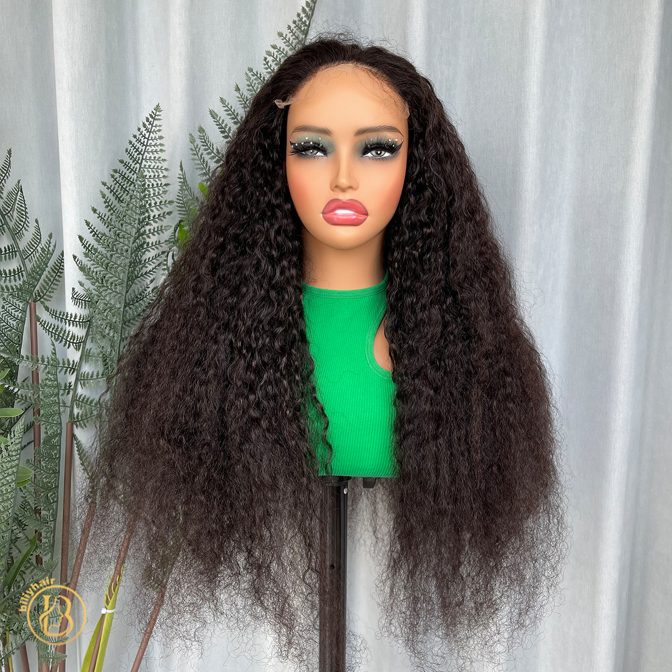 Burmese Curly Wig 6x6  Wave 200% density Wig NO.2 texture
