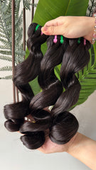 Vietnamese Raw hair Double Drawn  loose Wave 3 Bundles