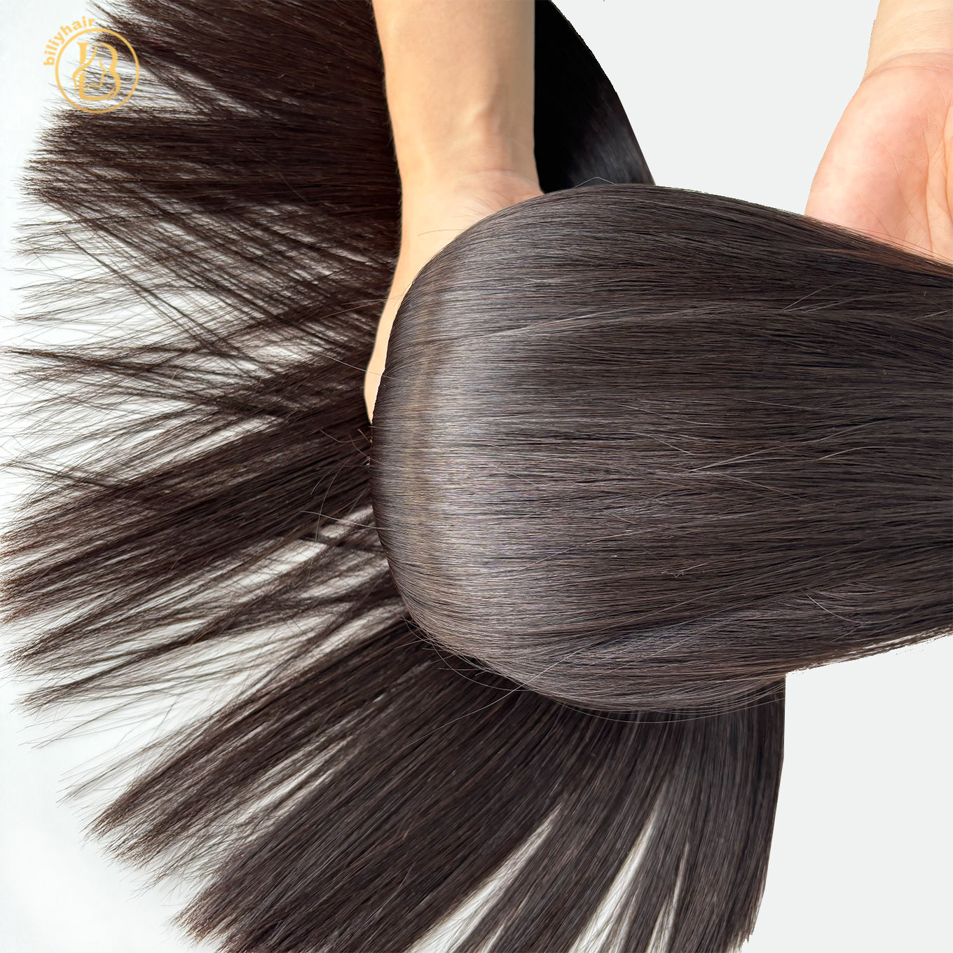 Raw Super Double Drawn  Straight 1 Bundles