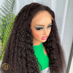 Burmese Curly Wig 6x6  Wave 200% density Wig NO.2 texture