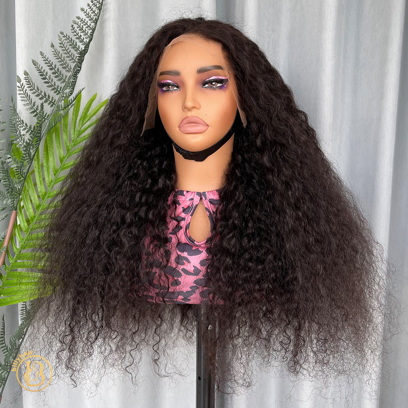 Burmese Curly Wig 13x6  Wave 200% density Wig NO.2 texture