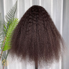 Burmese Curly Wig 13x6  Wave 200% density Wig NO.2 texture