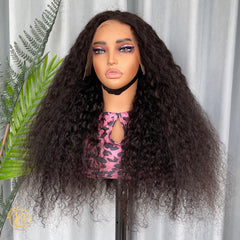 Burmese Curly Wig 13x6  Wave 200% density Wig NO.2 texture