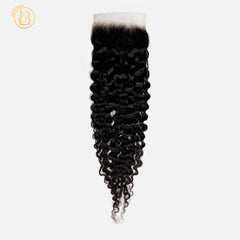 Burmese Curly  Hair HD 6*6 Closure/Frontal