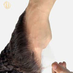 Burmese Curly  Hair HD 6*6 Closure/Frontal