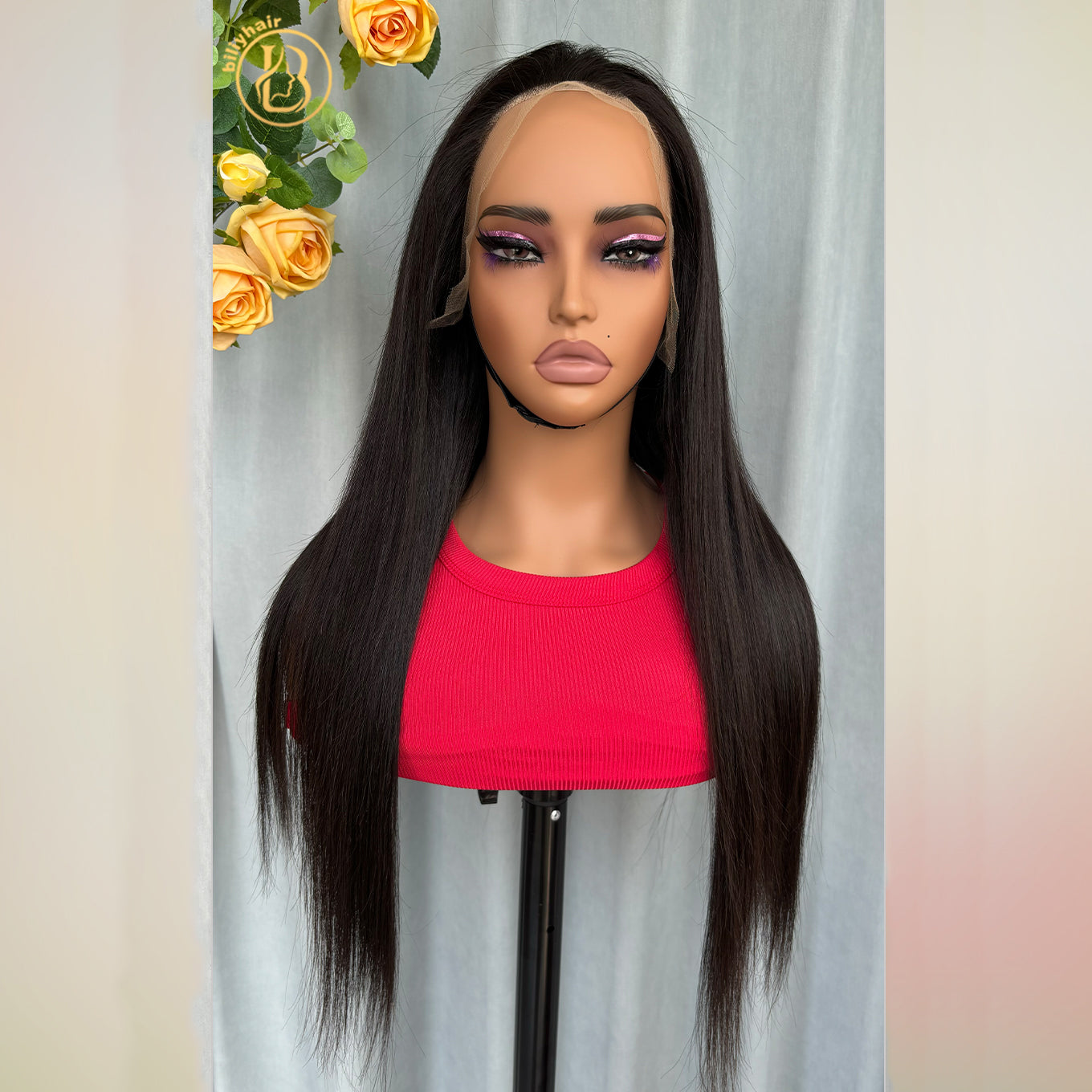 Vietnamese Raw Hair Wig   13x4 Frontal Straight  Wave 200% density Wig NO.2 texture
