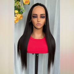 Vietnamese Raw Hair Wig   13x4 Frontal Straight  Wave 200% density Wig NO.2 texture