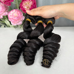 Mink Cambodian Loose Wave  Hair 3 Bundles