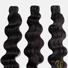 Vietnamese Raw Hair Nature Wave 3 Bundles