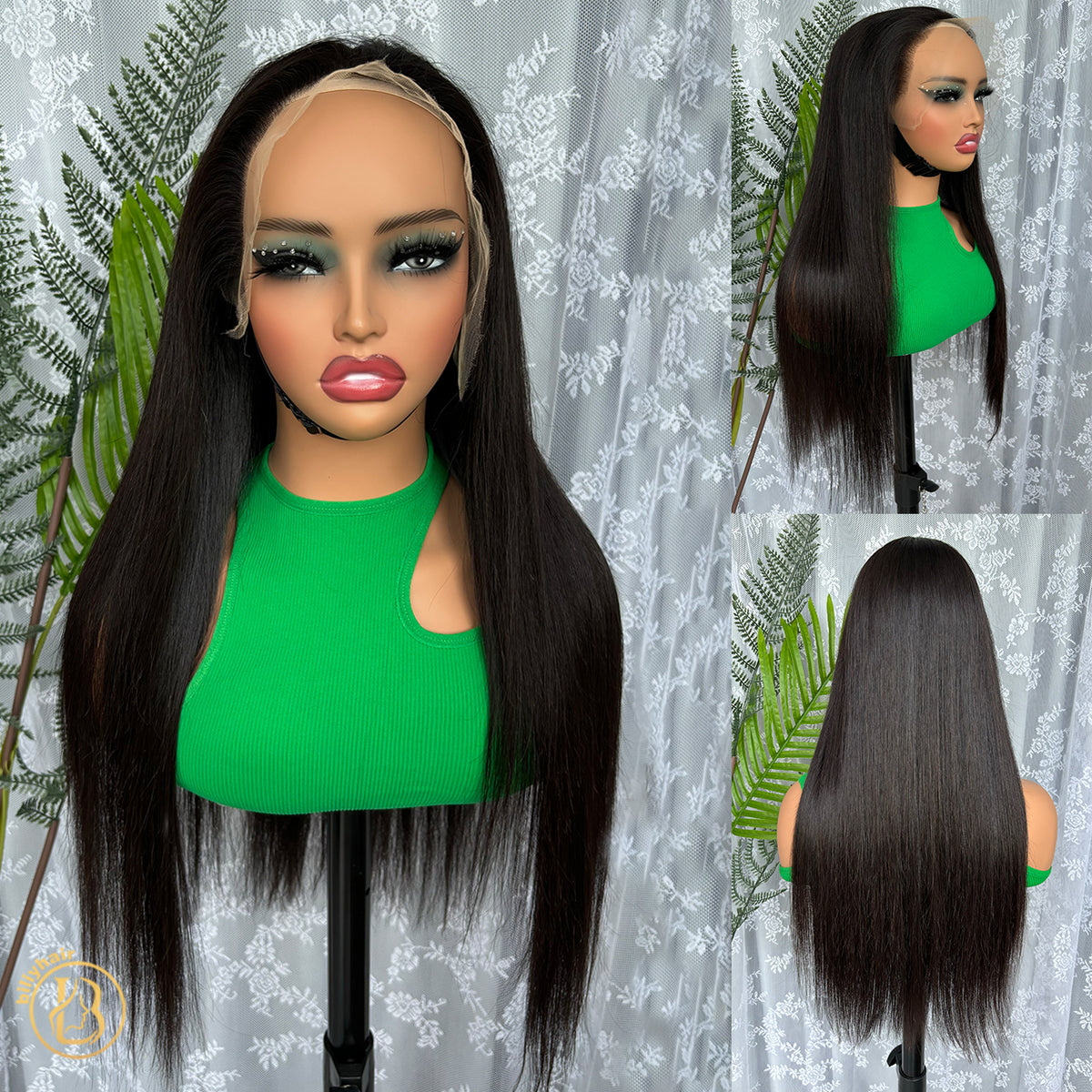 Vietnamese Raw Hair Wig 6x6 Frontal  Wave 200% density Wig NO.2 texture