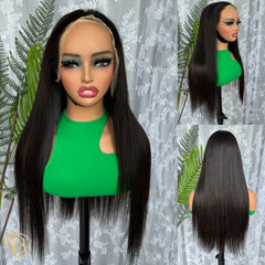 Vietnamese Raw Hair Wig 6x6 Frontal  Wave 200% density Wig NO.2 texture